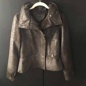 EUC Via Spiga brown jacket